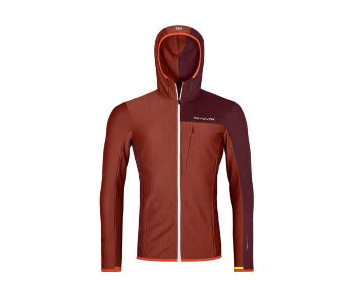 ORTOVOX FLEECE LIGHT GRID HOODED JKT M - Image 1