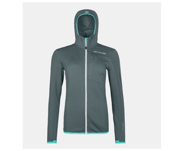 ORTOVOX POLAIRE GRILLE LÉGÈRE À CAPUCHE JKT – Image 1