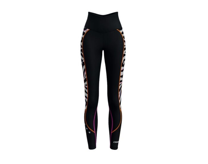 CRAZY LEGGINGS CUTE BLACK ZEBRA - Image 1
