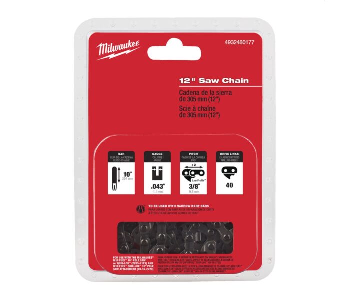 Milwaukee Sägekette 30cm für M18 FTHCHS30 Sägekette 325LP x 305 x 1.1 – Image 1