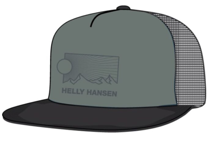 Helly Hansen HH Flatbrim Trucker Cap - Grey-cactus - Image 1
