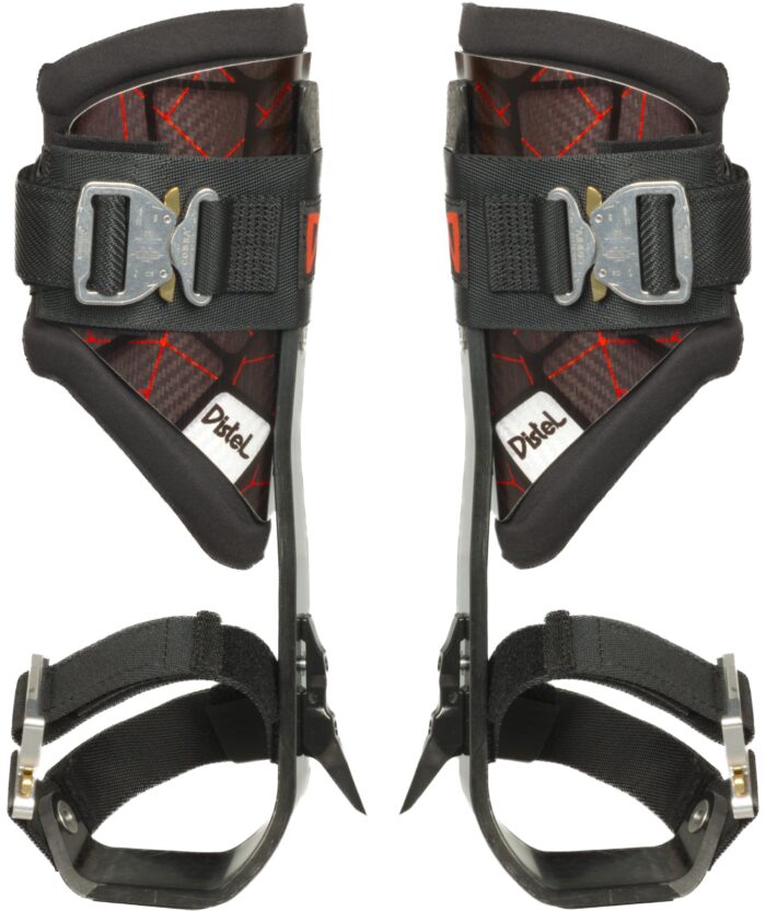 Ramponi Distel Carbon 3.1 Klick  con ramponi Amerika corti 31 mm - immagine 1