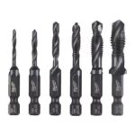 MILWAUKEE SHOCKWAVE Kombi-Gewindebohrer 1/4" Hex 6-tlg. Set in PACKOUT kompatibler Box - Image 2