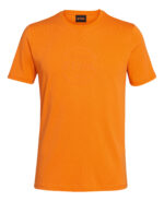 T-Shirt LOGO CIRCLE arancione, taglia M