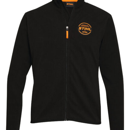 Giacca in pile "STIHL" nero, taglia S