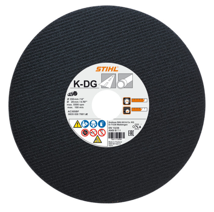Dischi in resina "Asfalto/ghisa duttile",350x4,0mm - immagine 1